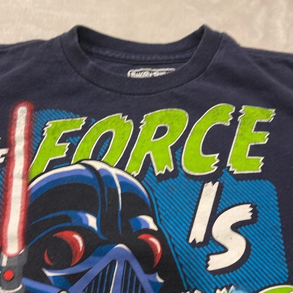 Boys Angry Bird Star Wars Shirt - Picture 4 of 4